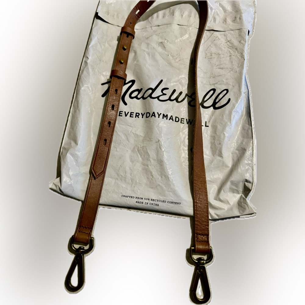 Madewell Leather Bag Replacement Strap, Saddle Brown